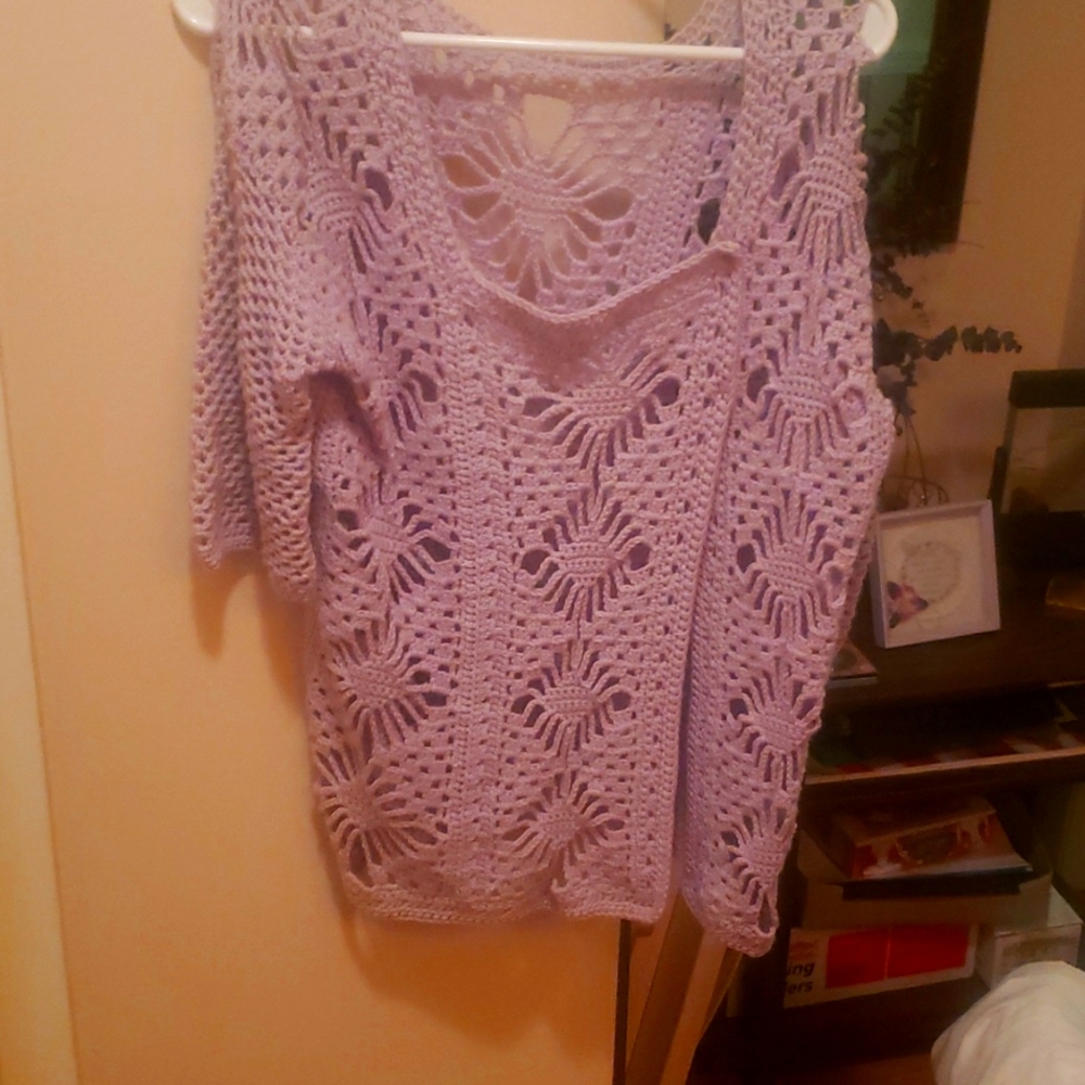 Crochet sweater